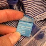 J. McLaughlin  Mallorca Linen Asymmetrical-Layer Blue & White Striped Skirt‎ Photo 7