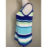 Eddie Bauer  Cotton Striped Sleeveless Sweater Tank Sz Medium Photo 2