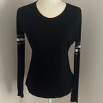 Pink republic  Black Long Sleeve Scoop Neck Sweater sz S Photo 0