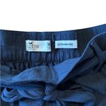 Hollister Dark Blue Wide Leg Pants with Tie Waist Photo 3