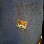 L.L. Bean Dark Blue Fleece Full Zip Size L Photo 2