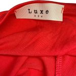 Luxe Coral 3/4 Sleeve Scoop Neck Keyhole Back Basic Dress Women Sz S Photo 8