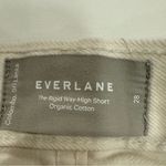 Everlane  Ridge Way High Denim Shorts – White – Size 28 Photo 3
