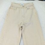 BDG High & Wide High Wide Leg Jeans Khaki Tan Size 27 Flare Urban Outfitters Photo 5
