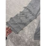 Vineyard Vines  fringe sleeve sweater xs‎ gray Photo 2