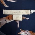Cooper and Ella  Alice Button Front Blouse Fox Print Size Large Photo 4