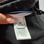 Croft & Barrow  Black Embroidered Floral One-Piece Swimsuit Photo 6