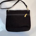 Danny K Dog Print Crossbody Bag Blue Black Adjustable Strap Zipper Pockets Photo 3