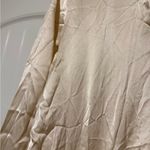 L'Agence  Cream Satin Button Down Shirt Photo 6