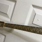 Michael Kors NWT  Logo Monogram Belt Gold Buckle Size Large Photo 6