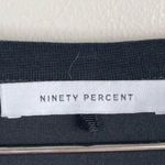 Ninety Percent‎ Black Cotton Jersey Midi Dress Size M Photo 4
