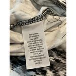 NWT ANA Black White Abstract Print Maxi Skirt Slit Size L Geometric Long Size L Photo 3