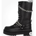 Dockers NEW by Gerli Women's 45vl212 Mid Calf Boot Size 39 Moto Goth Grunge Photo 1