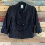Halogen ‎ Black Metallic Jacket Size Small Photo 0