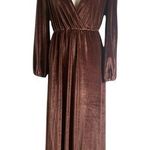 Baltic Born  Sadie Dusty Plum Velvet Sz XS Dress Maxi NWT Bridesmaid Holiday Photo 0