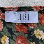 Tobi Floral Cropped Tank Top With Lace Trim Photo 3