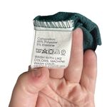 High Ruffle Neck Sleeveless Blouse in Dark Green Size M Size M Photo 3