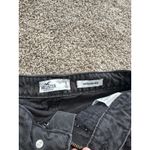 Hollister  Ultra High Rise Denim Mini Skirt Women's Size‎ 0 Black Distressed Photo 1