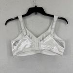 Playtex ‎ Secrets White Floral Jacquard Full Coverage Underwire Bra 40 D New Photo 4