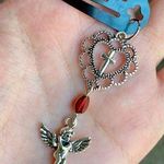 Handmade vintage antique goth grunge style fairy angel dangle hair clip 👼❤️🫶 Photo 1