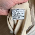 Cache Pale Gold Shimmer Pleated Skirt Jersey Halter Maxi Evening Gown Size 8 Photo 4