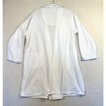 Miss Elaine Robe Womens Large White Embroidered Floral Housecoat Lounge Photo 1