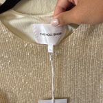 NWT THE NOLI SHOP Sequin Sculpt Brami Top Size XS Pearl New Years Eve Holiday Photo 2