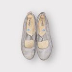 Bussola Cream Mary Jane Flat Shoes Size 9 Photo 2