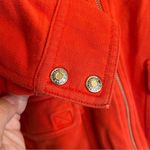 Ralph Lauren Jeans Co Orange Hoodie Women’s Size Small Full Zip Cotton Normcore Photo 6