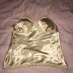 Satin Camisole Tan Photo 2
