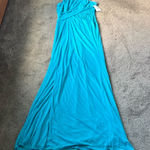 David's Bridal  Halter Maxi Dress SIZE 6 Photo 0