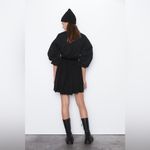ZARA  Black Puffy Sleeved Dress - S Photo 6