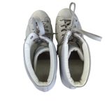 Acne Studios  Feliks High Top Sneakers Gray Wedge Platform Leather‎ Women's 38 8 Photo 5