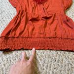 Vintage Y2K My Michelle Orange Fuzzy V Neck Halter Tank Top Cinched Waist Size L Size L Photo 2