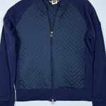 COLMAR ORIGINALS Quilted Bomber Jacket Navy Blue Full Zip womens Size L Size L Photo 0