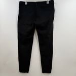 Betabrand  Classic Dress Pant Yoga Pant Skinny black ponte pull on pants size L Photo 2