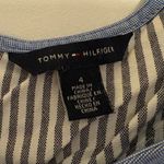 Tommy Hilfiger  Swordfish Blue Sleeveless Denim Dress Size 4 100% Cotton Photo 2