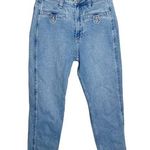 Hollister  ultra high-rise mom jeans vintage stretch front flap pockets size 00 Photo 0