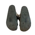 Mephisto Melinda Grey Metallic Silver Sandals Slip On Slides Size 40 10 Women's Gray Photo 7