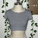 Urban Outfitters  Project Social T Cropped Striped Tee Photo 0