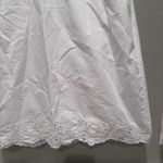 ZARA NWT  White Embroideded Poplin Mini Halter V-Neck Lace Dress XS Photo 6