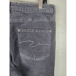 Long Tall Sally LTS Stretch Straight Leg Slight Bootcut Corduroy Pants Gray Size 14 Photo 7