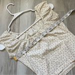 Brandy Melville Top eden floral crop womens Cream (one size) coquette feminine Photo 2