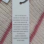 Velvet by Graham & Spencer Kierra Pullover Sweater Ecru Pink Striped Knit XL New Photo 12