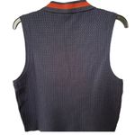 We Wore What NEW Women’s Size Medium Navy Blue Tennis V-Neck Polo Tank Top Photo 6