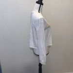 Friends Central Perk white Embroidered long sleeve cropped top Size undefined Photo 5