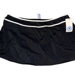 Swim Skirt size 10 NWT Black Photo 0