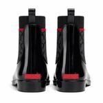 Coach Rivington black & red rain boots Photo 7