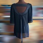 Loeffler Randall  Silk Top Black Photo 6