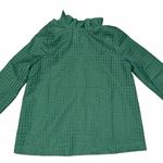 Tuckernuck Green Faye Tie Back Blouse Shirt Top size Medium Photo 4